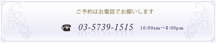 電話番号03-5739-1515